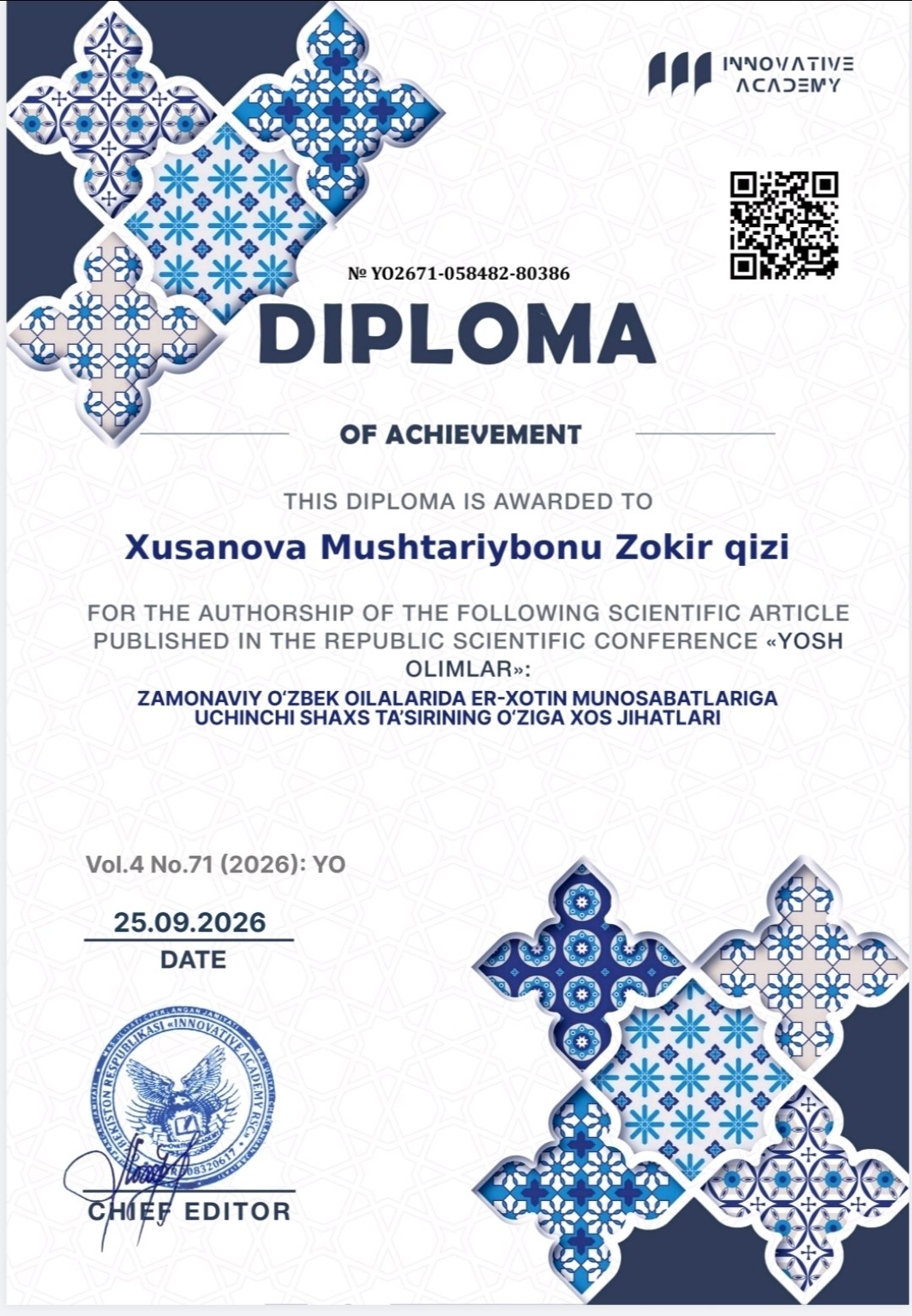 Maqola rasmi